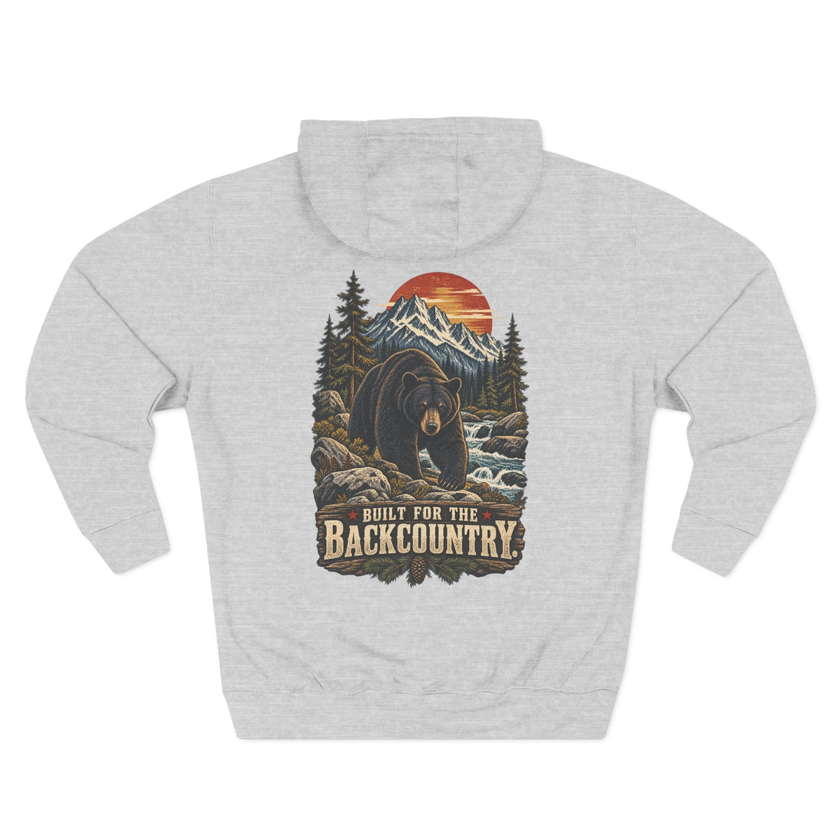 Backcountry Bear Hoodie — Built for the Backcountry Fleece Pullover
