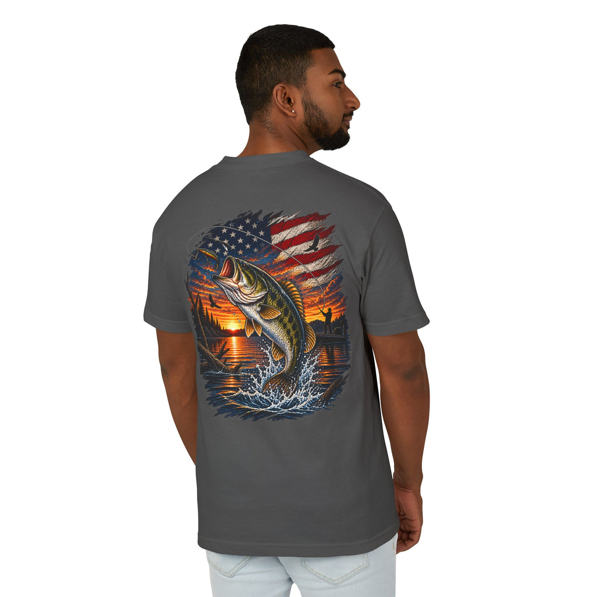 Evening Lake Bass Tee