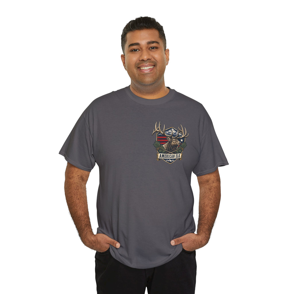 Born to Roam Elk T‑Shirt — Outdoorsman Graphic Tee