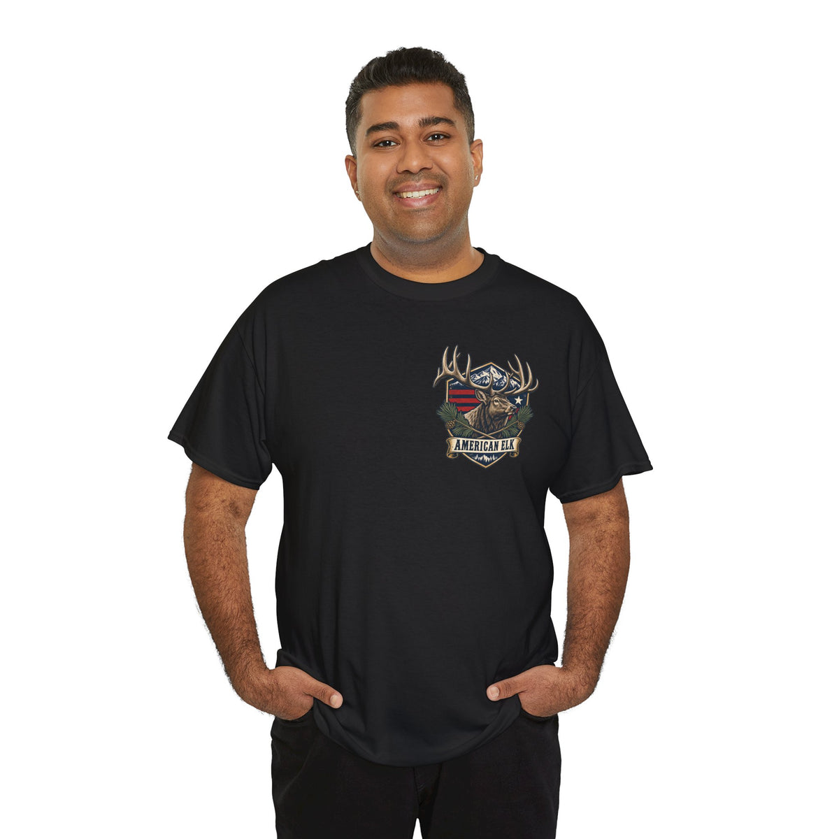 Born to Roam Elk T‑Shirt — Outdoorsman Graphic Tee