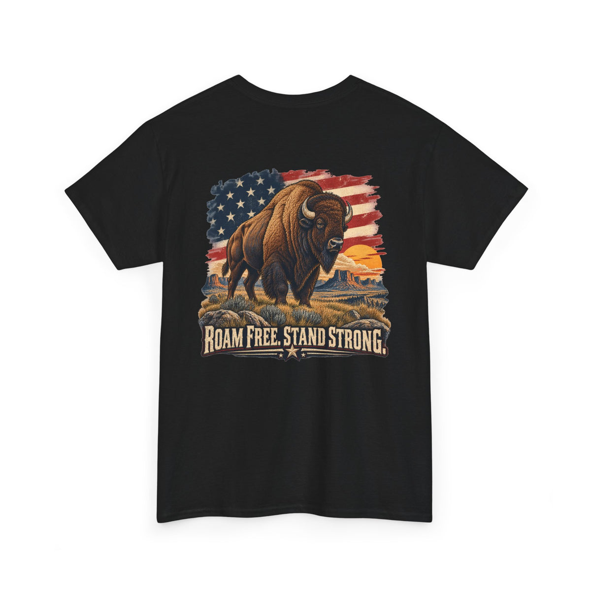 Roam Free Bison Tee