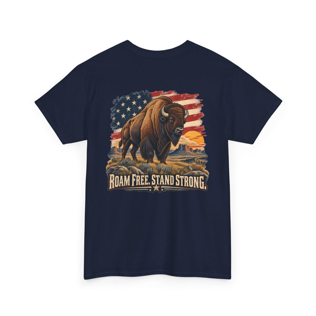 Roam Free Bison Tee