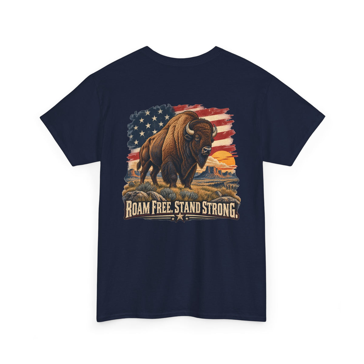 Roam Free Bison Tee