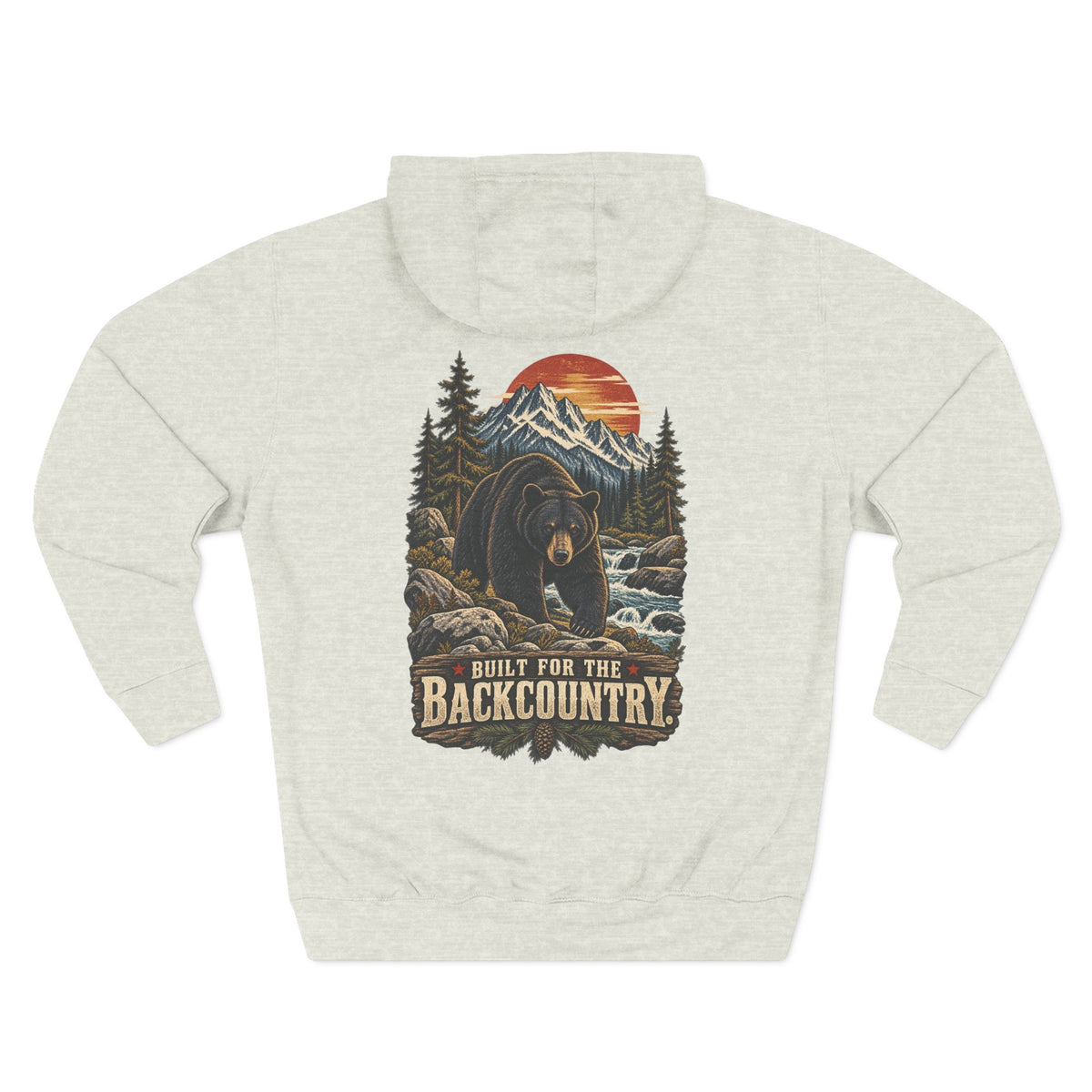 Backcountry Bear Hoodie — Built for the Backcountry Fleece Pullover