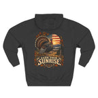 Earn Your Sunrise Hoodie — Vintage Turkey Hunting Hooded Sweatshirt