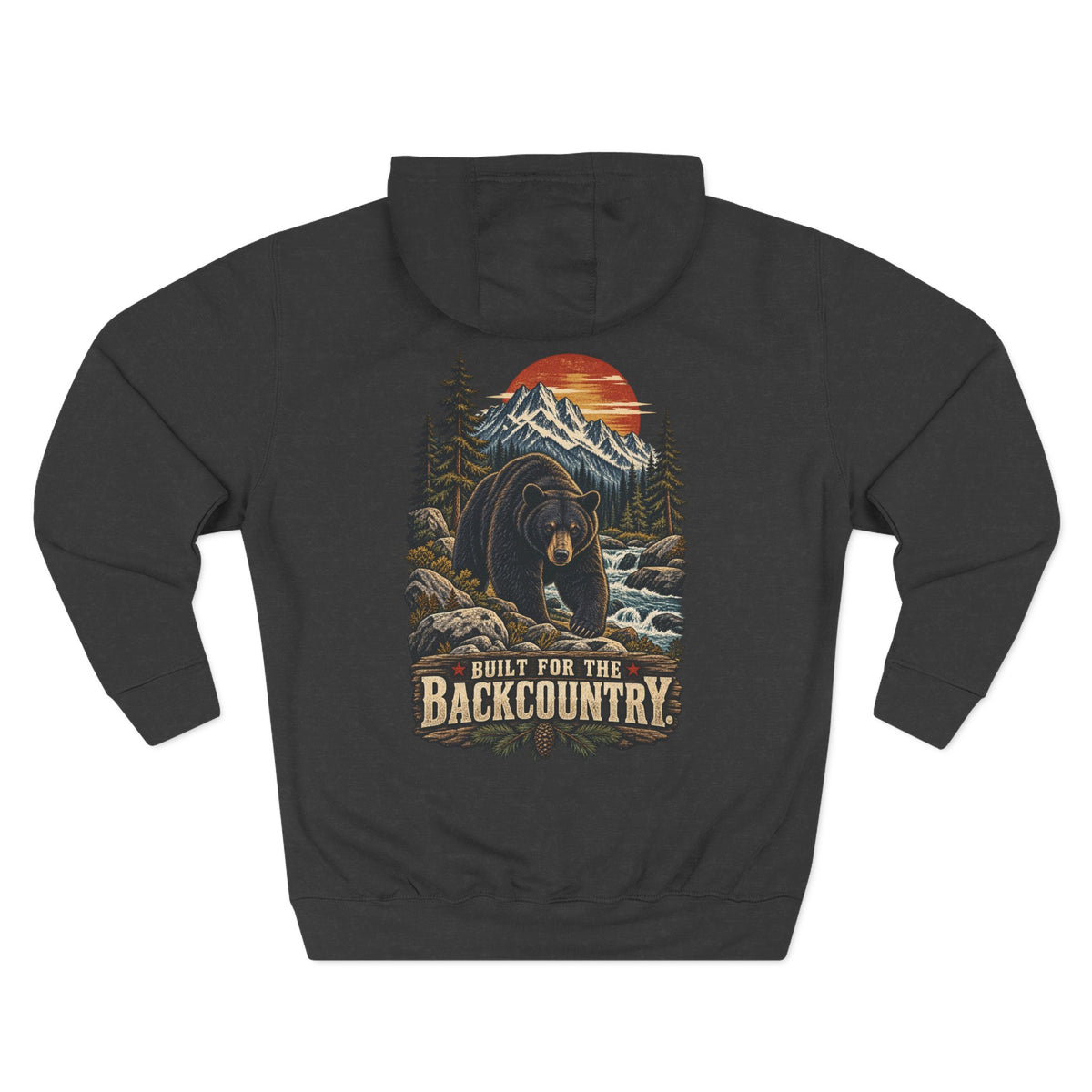 Backcountry Bear Hoodie — Built for the Backcountry Fleece Pullover