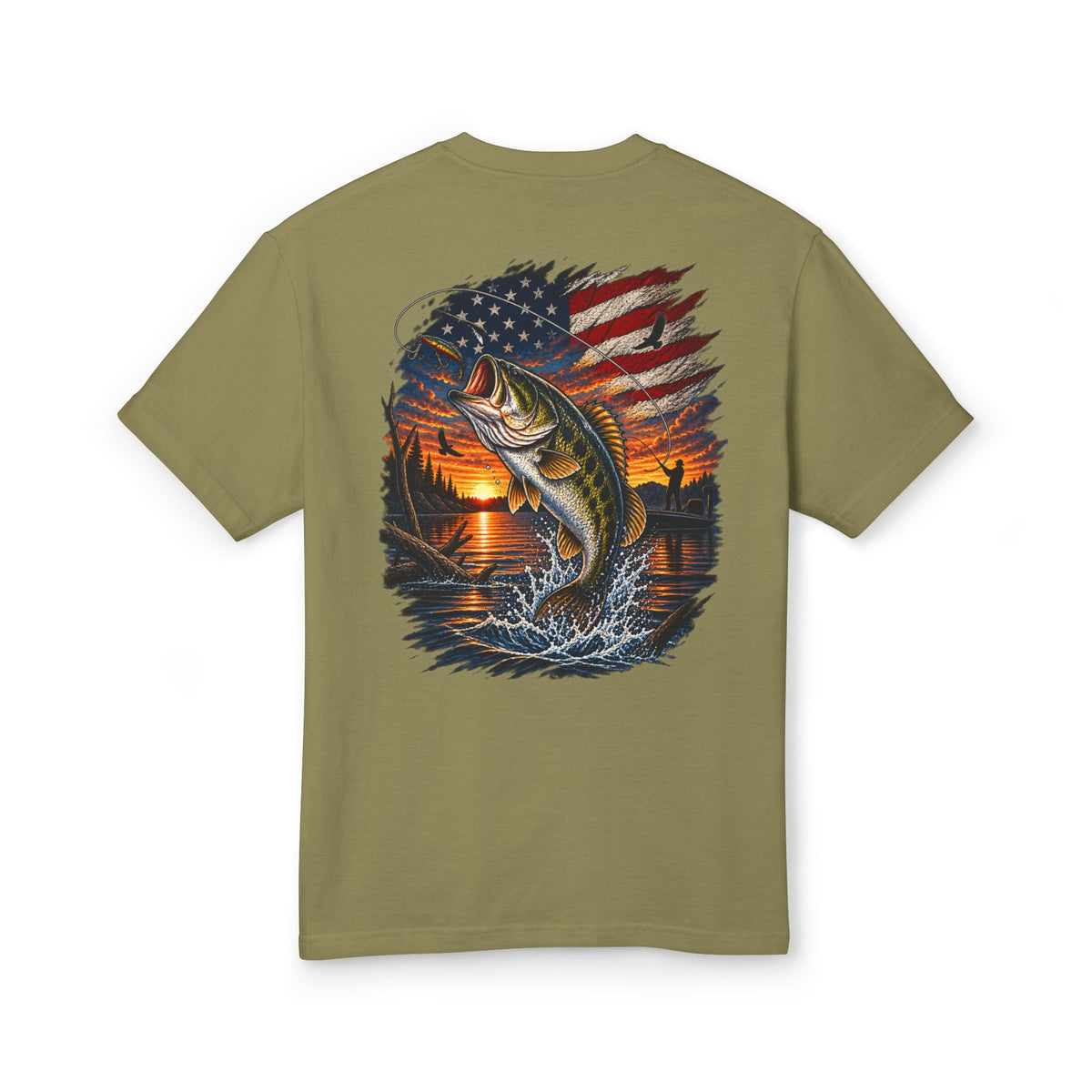 Evening Lake Bass Tee