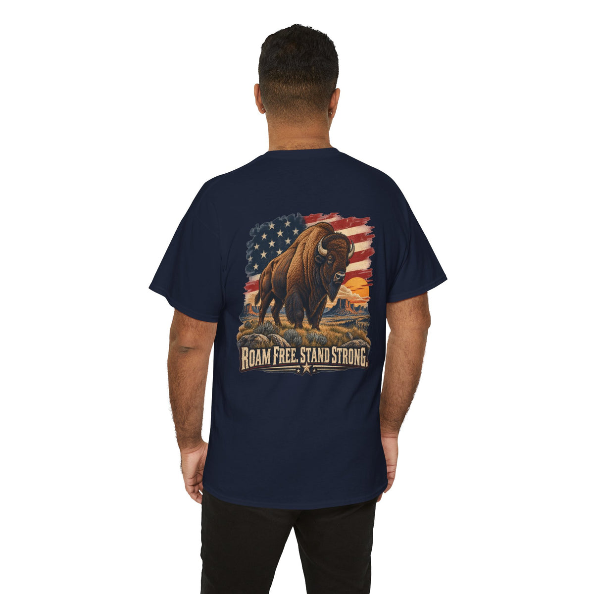 Roam Free Bison Tee