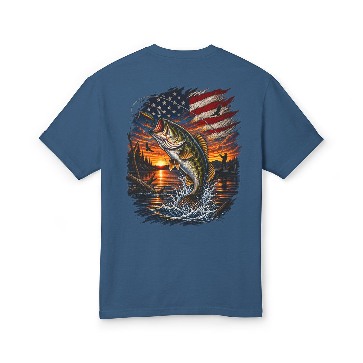Evening Lake Bass Tee